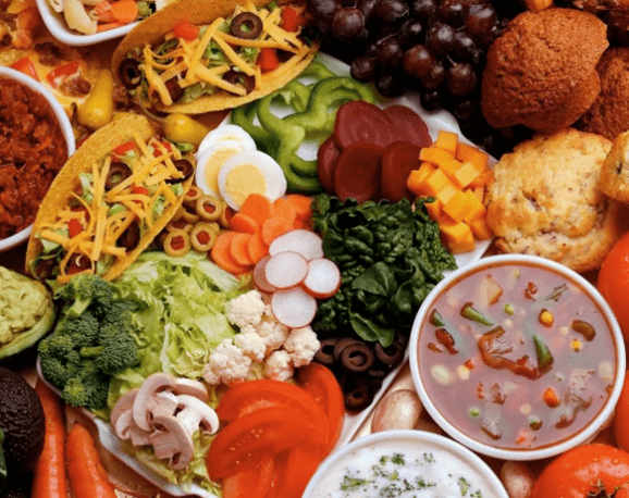 Uma variedade de dieta