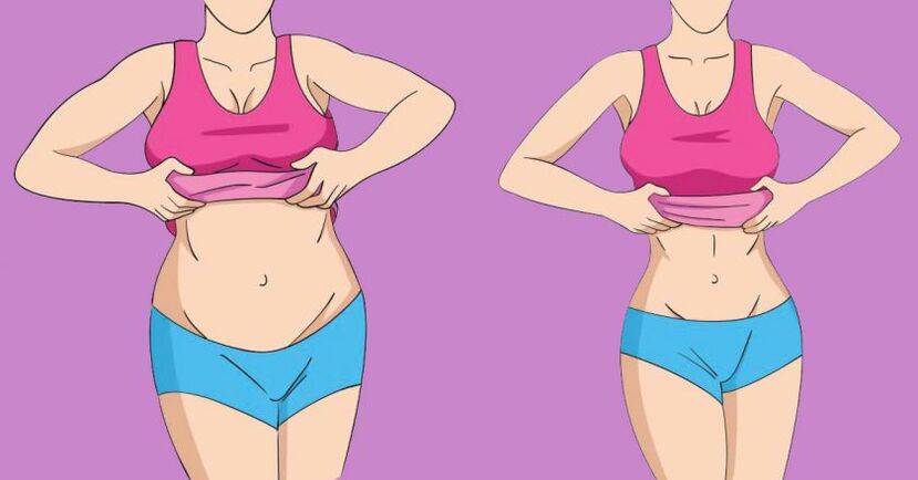 perder gordura da barriga antes e depois